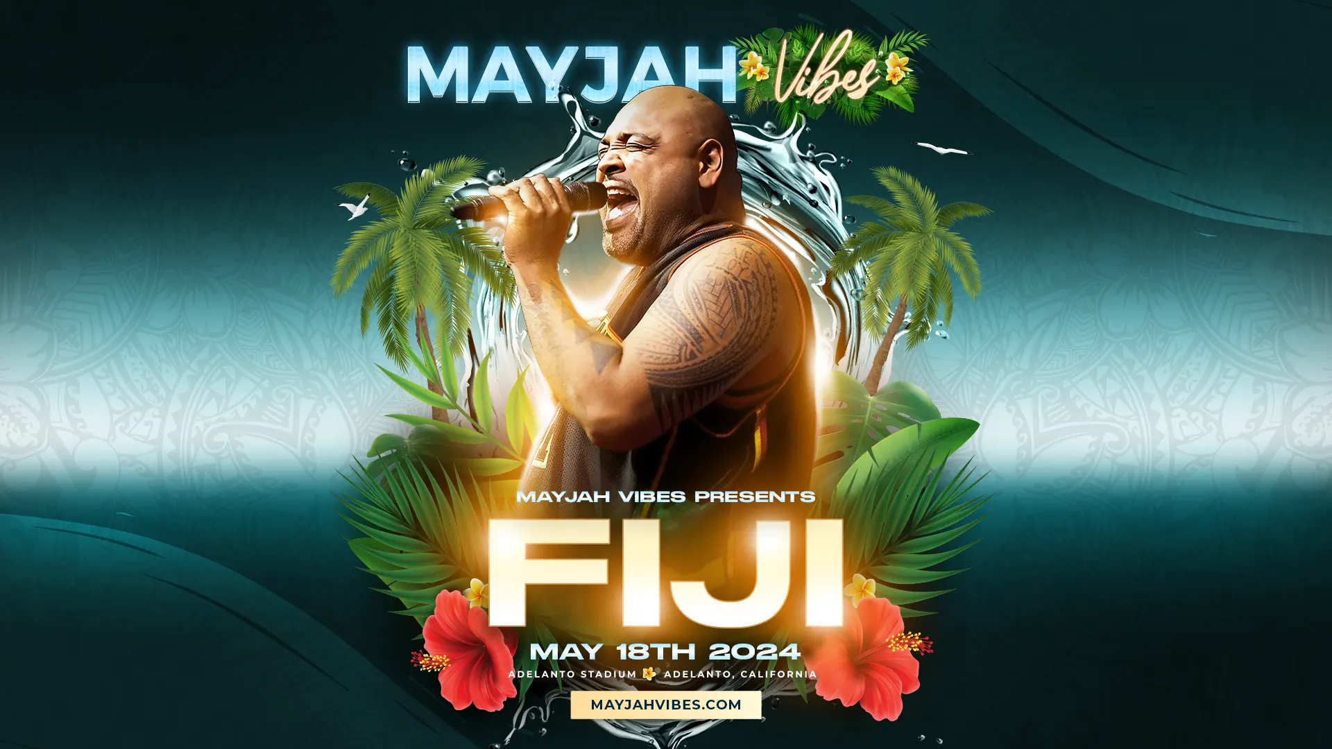 The Godfather of Island Reggae Fiji is returning to Adelanto California for Mayjah Vibes 2024