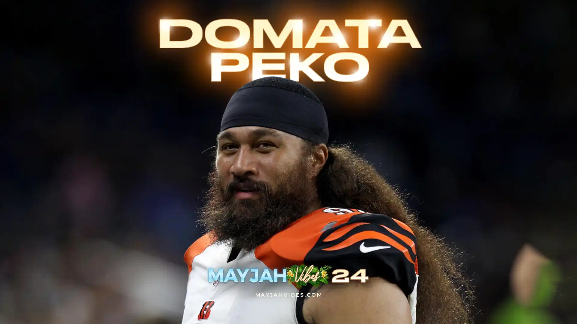 Domata Peko retired NFL player, is to be presented a Lifetime Achievement Award during Mayjah Vibes 2024